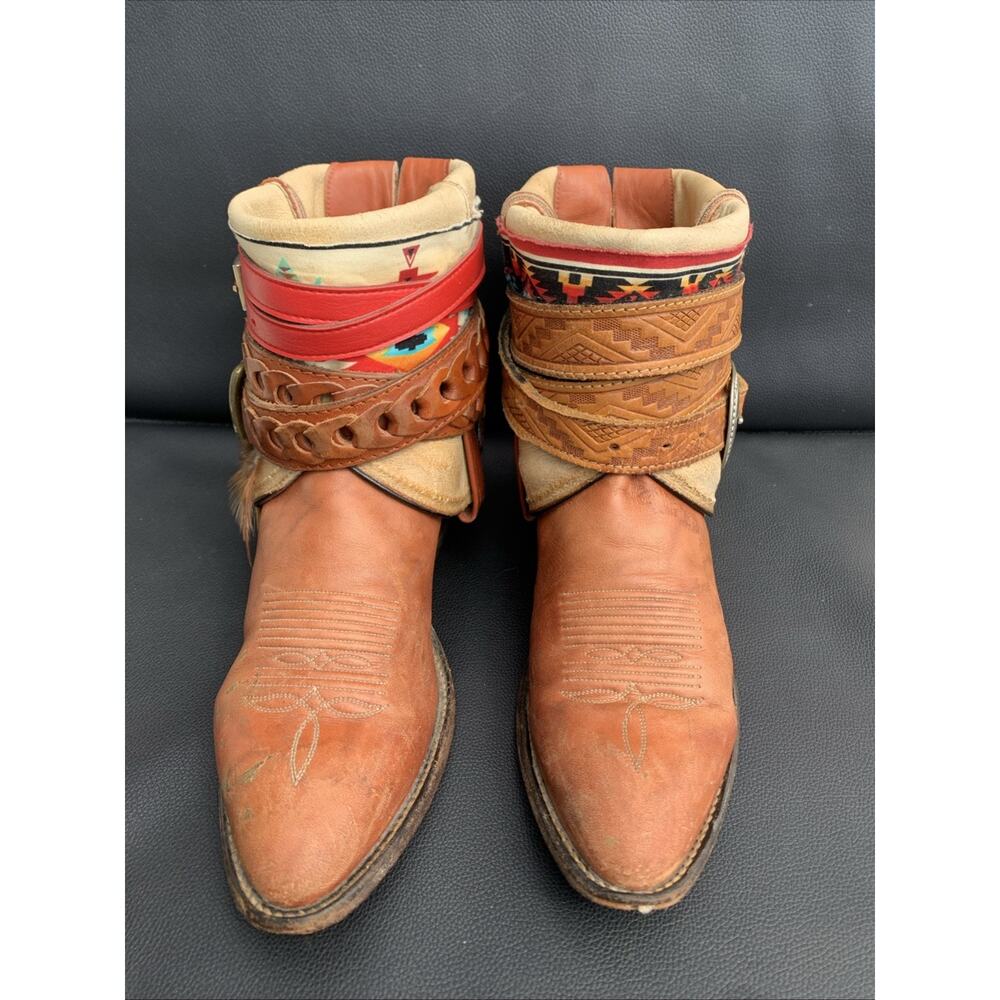 Tony Lama Western Cowboy Boots Womens Sz 9 - Picture 2 of 10